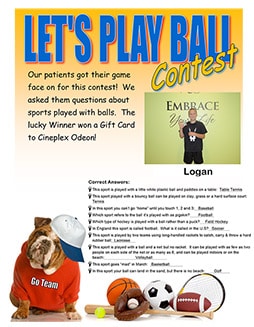 Ball Contest Winner