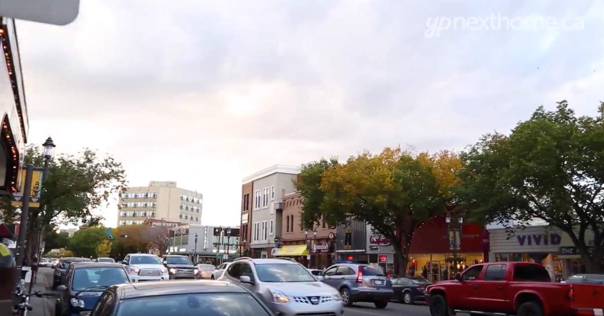 Strathcona neighbourhood near Edmonton, AB