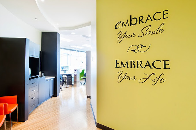 Interior of Embrace Orthodontics, a clear braces provider in Edmonton